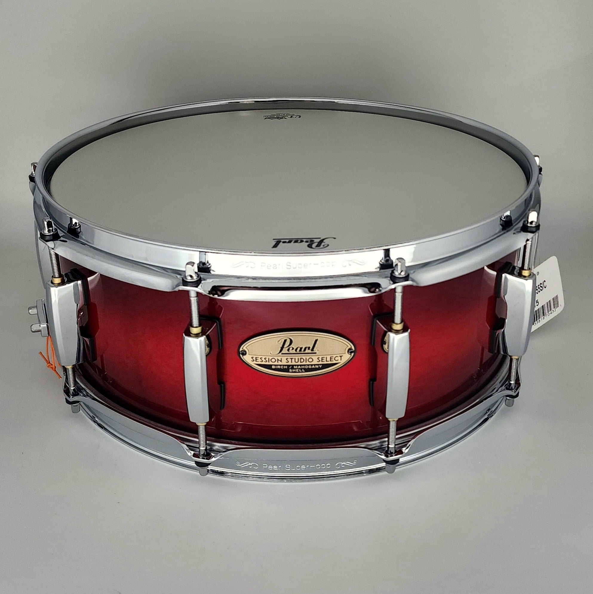 Used Pearl Session Studio Select Snare Drum 14x5.5 Antique Crimson Burst
