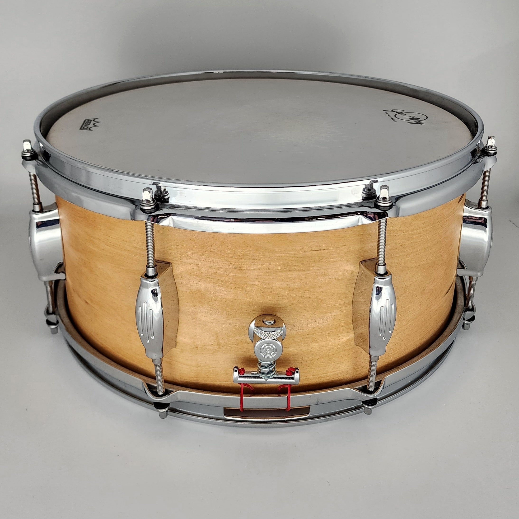 Used George Way Advance Solid Ply Maple Snare Drum 14x6.5 Natural Satin