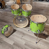 Used SPL Velocity Birch 5pc Drum Set Spring Green