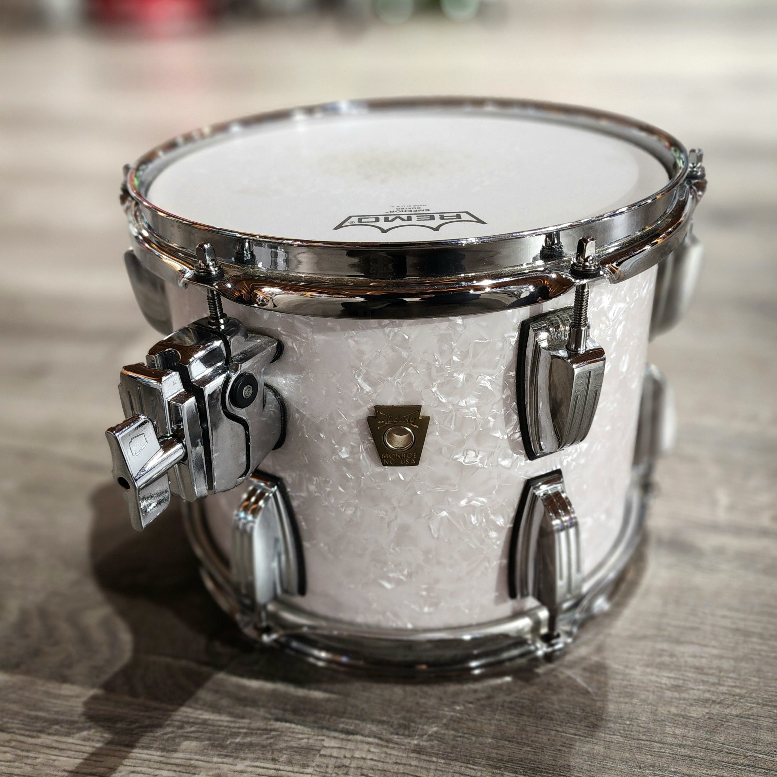 Used Ludwig Classic Maple 4pc Drum Set White Marine Pearl - Drum Center Of Portsmouth
