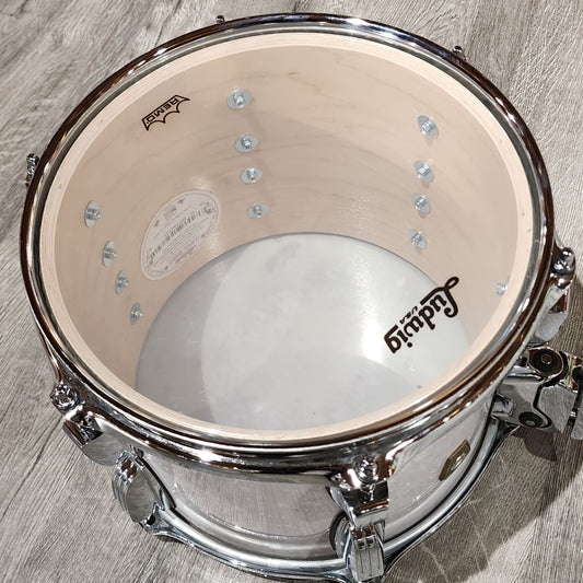 Used Ludwig Classic Maple 4pc Drum Set White Marine Pearl - Drum Center Of Portsmouth