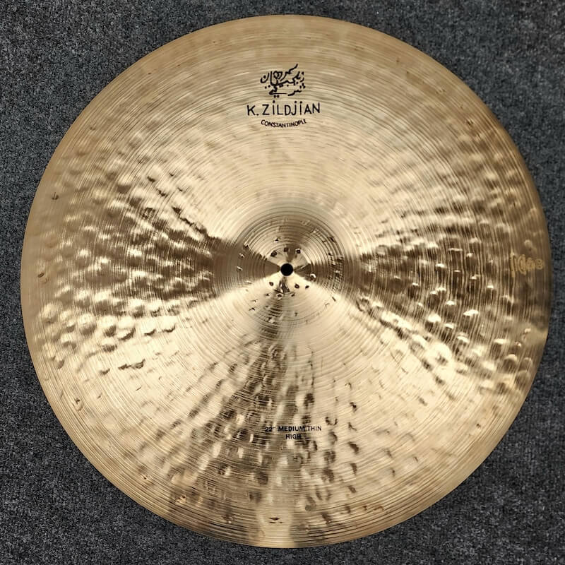 Used Zildjian K Constantinople Medium Thin High Ride Cymbal 22" - Drum Center Of Portsmouth