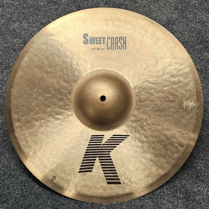 Used Zildjian K Sweet Crash Cymbal 18" - Drum Center Of Portsmouth