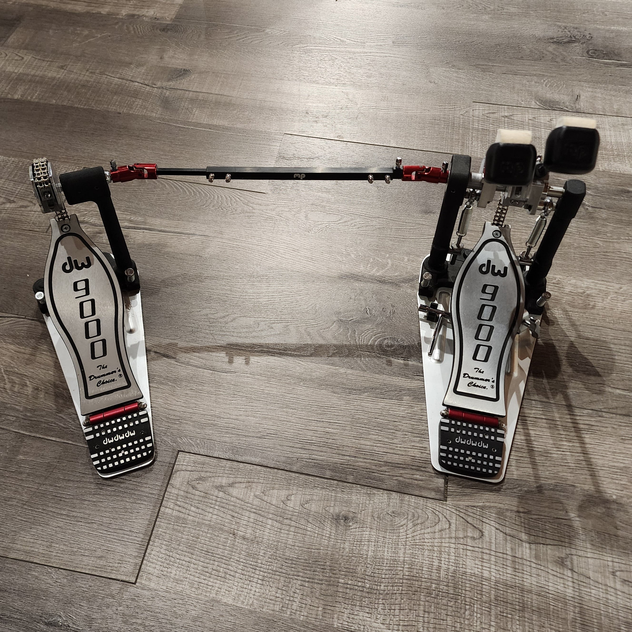 Used DW 9000 Series Double Bass Drum Pedal w/ Case - Drum Center Of Portsmouth