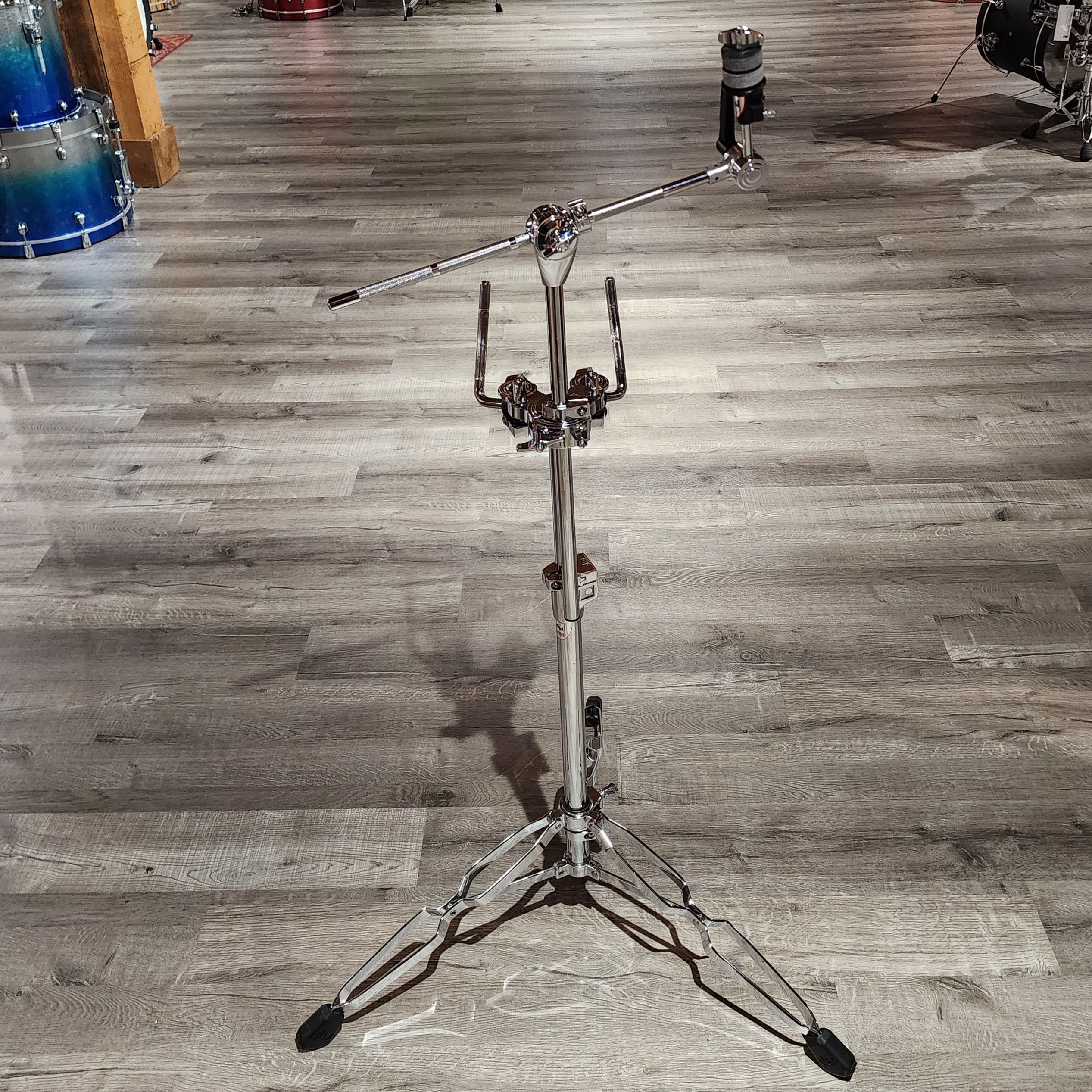 Used DW DWCP9934 9000 Series Heavy Duty Double Tom/Cymbal Stand with Cymbal Boom Arm - Drum Center Of Portsmouth