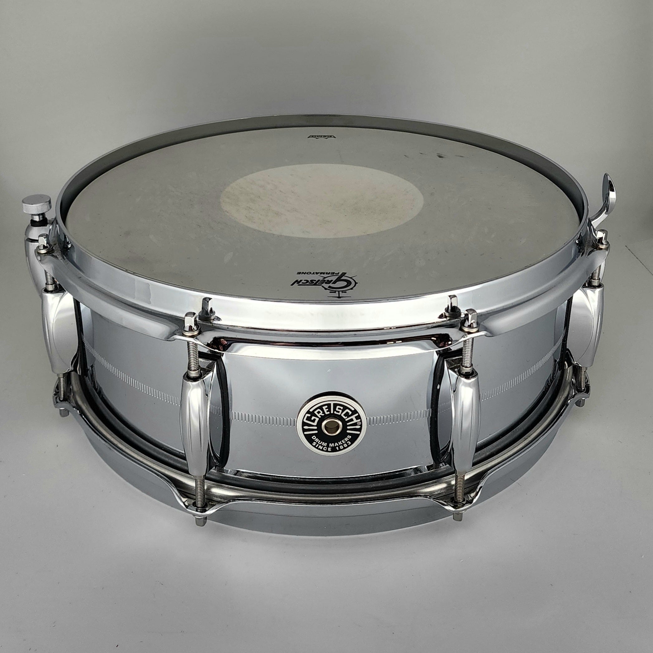 Used Gretsch Brooklyn Chrome Over Brass Snare Drum 5x14 - Drum Center Of Portsmouth