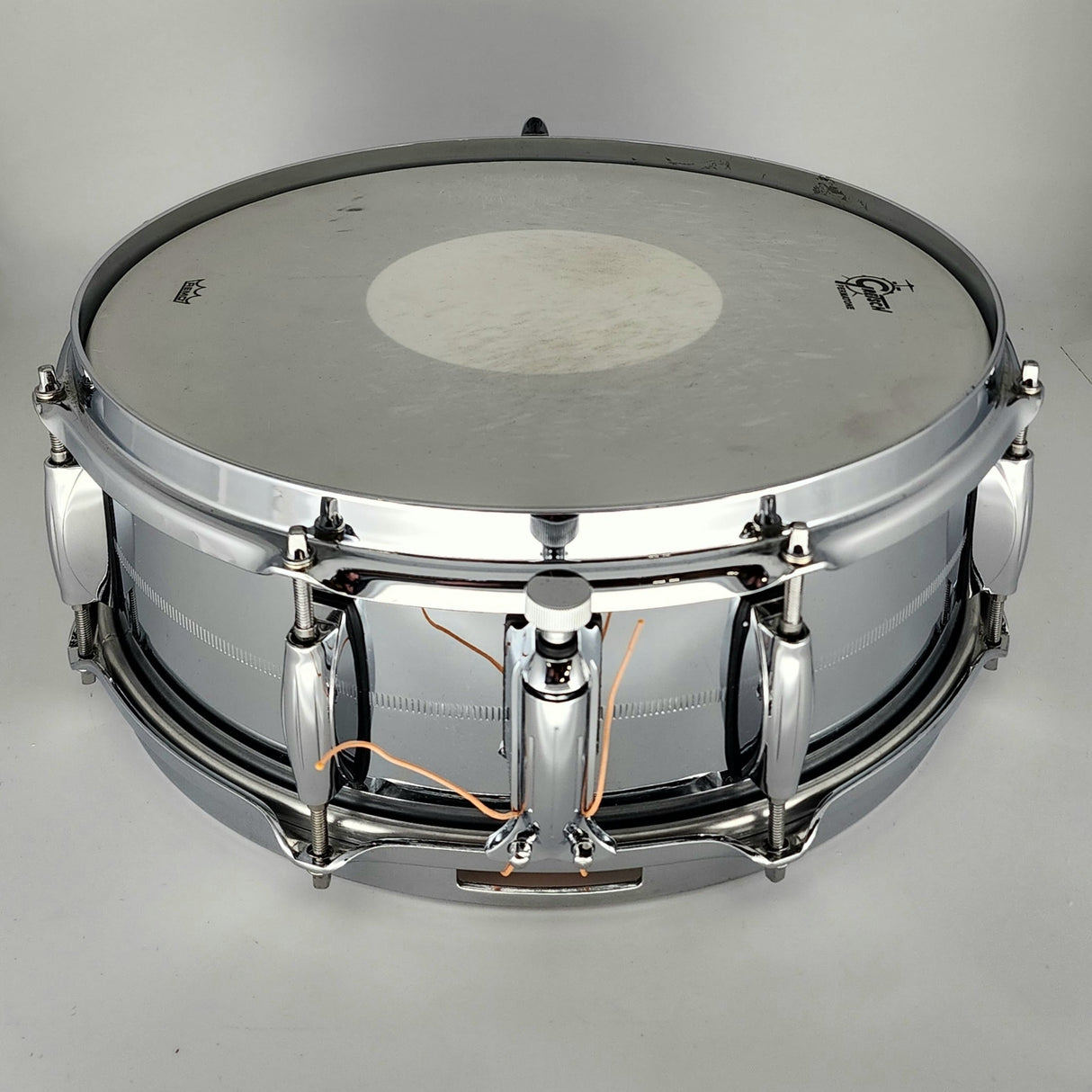 Used Gretsch Brooklyn Chrome Over Brass Snare Drum 5x14 - Drum Center Of Portsmouth