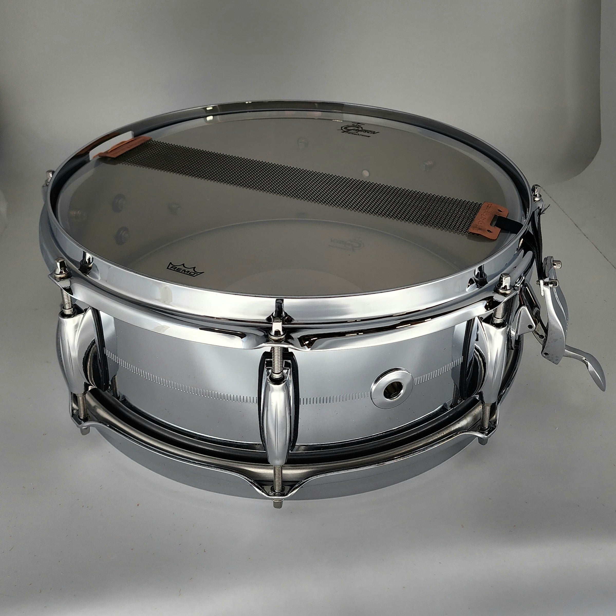 Used Gretsch Brooklyn Chrome Over Brass Snare Drum 5x14 - Drum Center Of Portsmouth