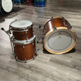 Used Gretsch Brooklyn Series 3pc Drum Set Satin Mahogany - Drum Center Of Portsmouth