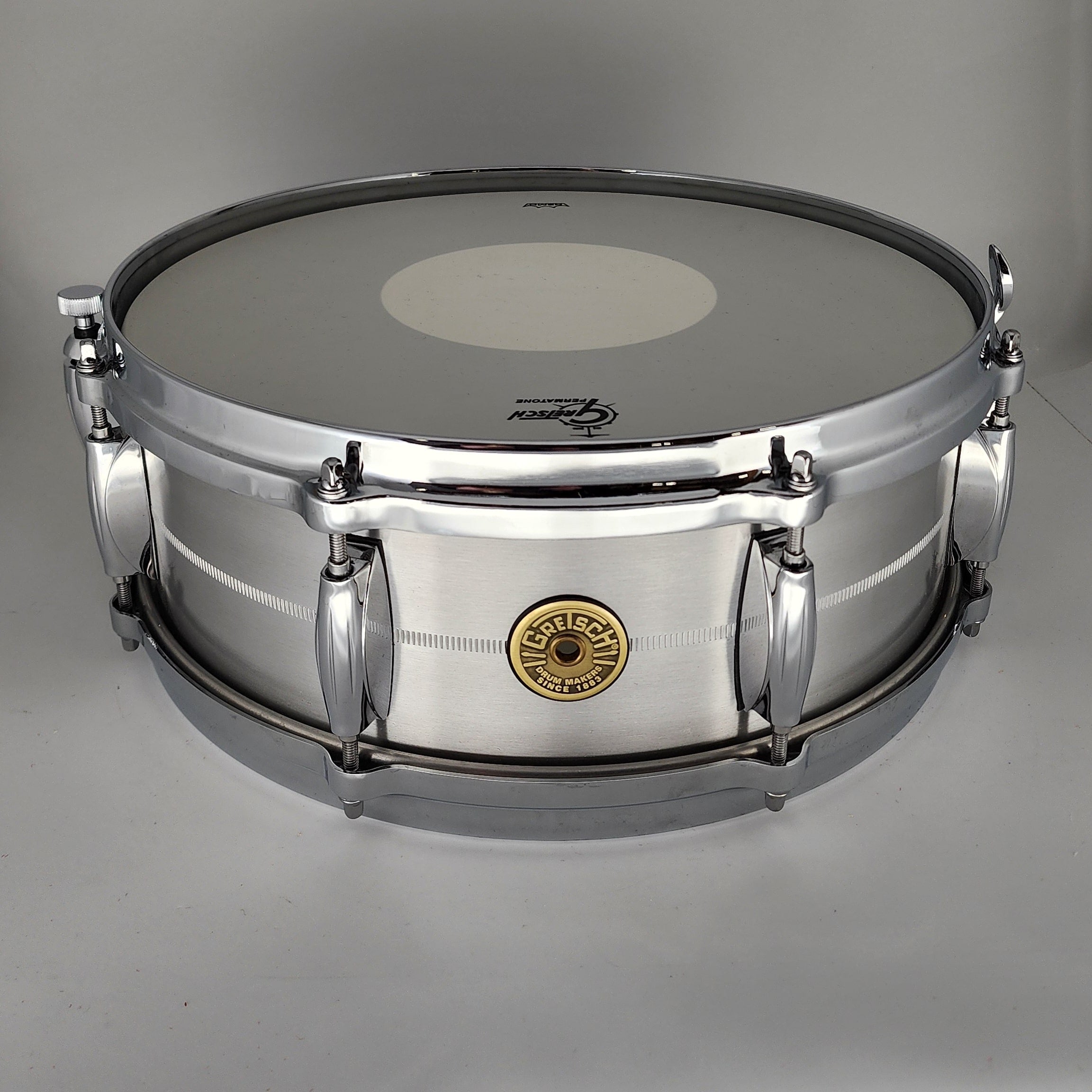 Used Gretsch USA Solid Aluminum Snare Drum 14x5 - Drum Center Of Portsmouth