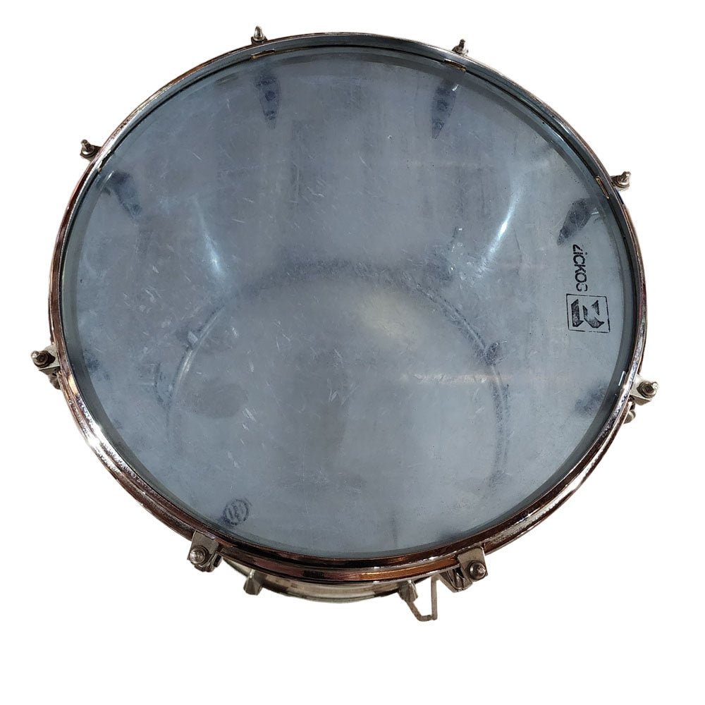 Used Vintage Zickos Clear Acrylic Floor Tom 18x18 - Drum Center Of Portsmouth