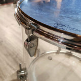 Used Vintage Zickos Clear Acrylic Floor Tom 18x18 - Drum Center Of Portsmouth