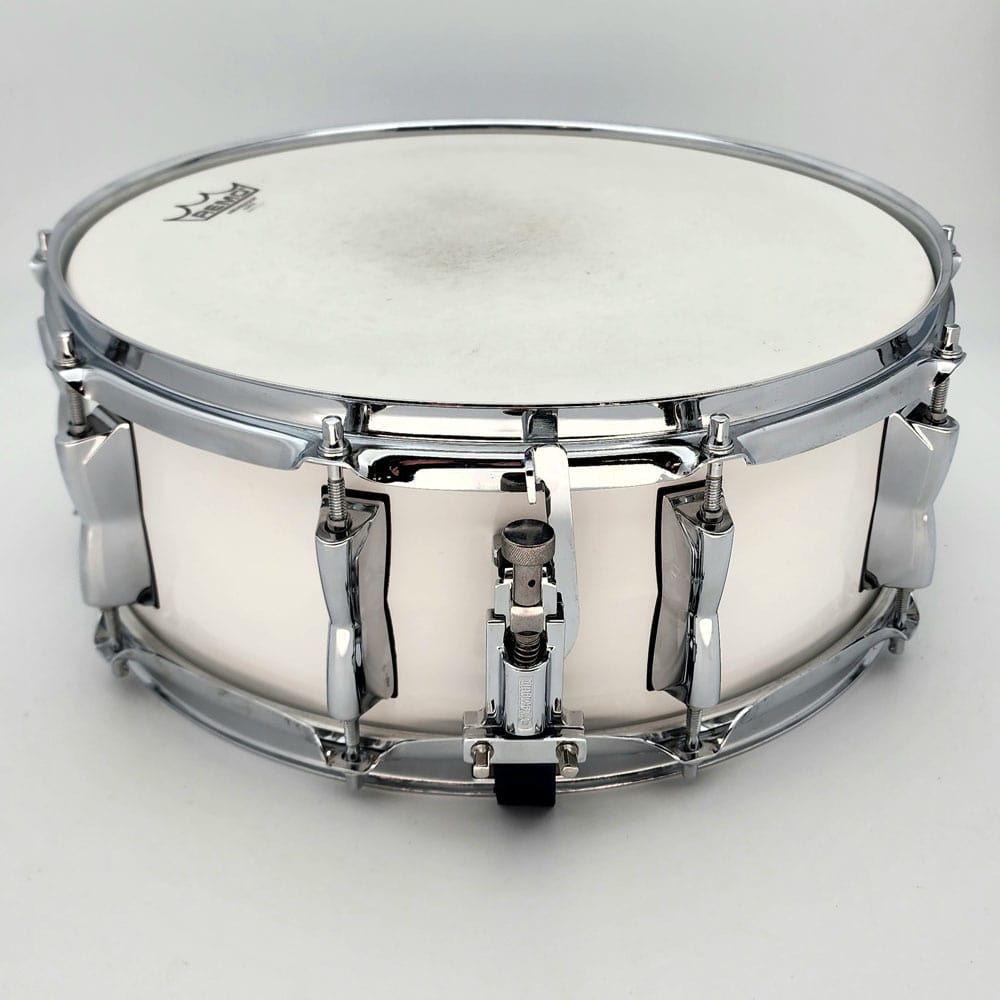 Used Yamaha Stage Custom Snare Drum 14x5.5 Pure White - Drum Center Of Portsmouth