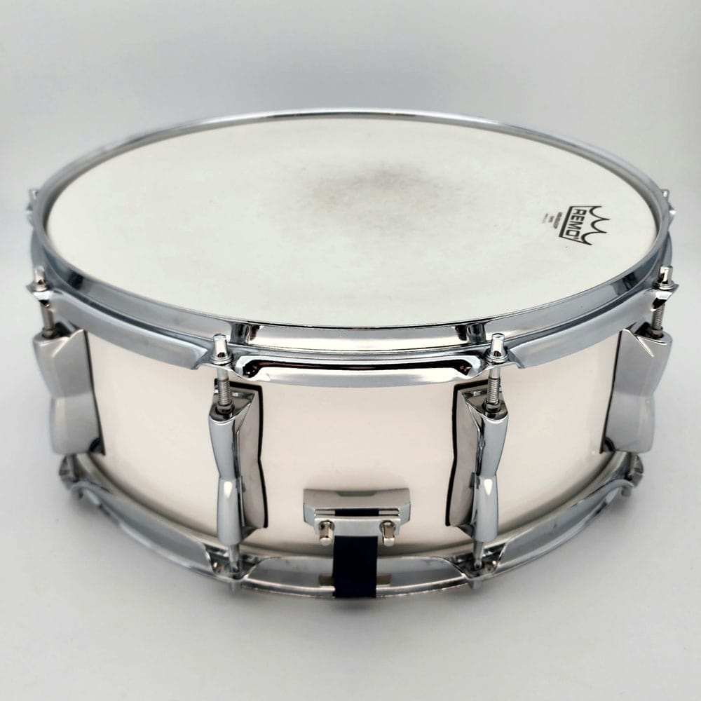 Used Yamaha Stage Custom Snare Drum 14x5.5 Pure White - Drum Center Of Portsmouth
