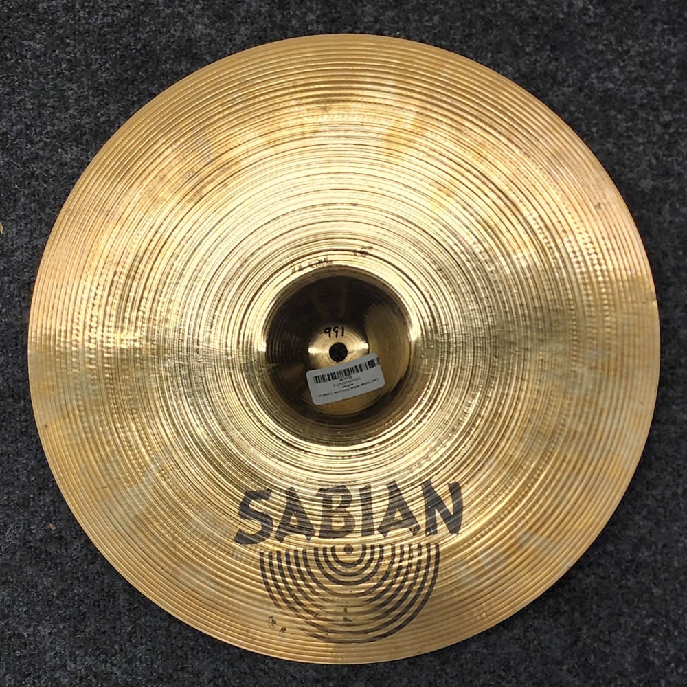 Used Vintage Sabian Thin Crash Cymbal 16" Brilliant - Drum Center Of Portsmouth