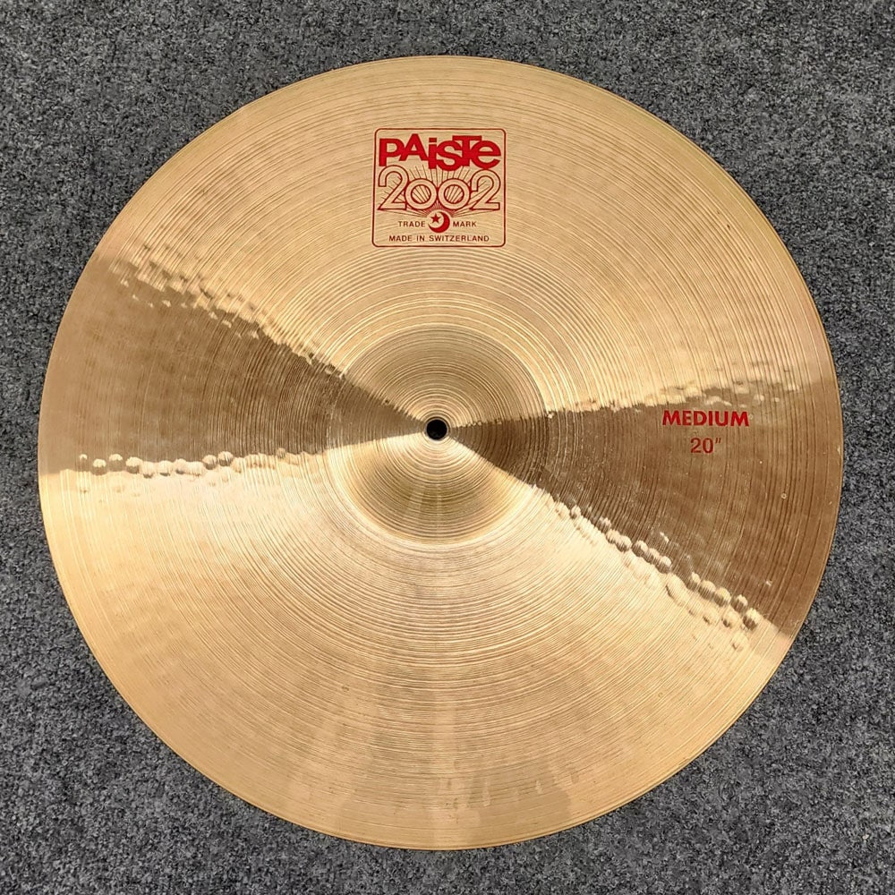 Used Paiste 2002 Medium Crash Cymbal 20" - Drum Center Of Portsmouth