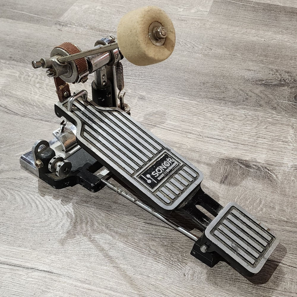 sonor bass drum pedal Used Vintage Sonor Strap Drive Bass Drum Pedal