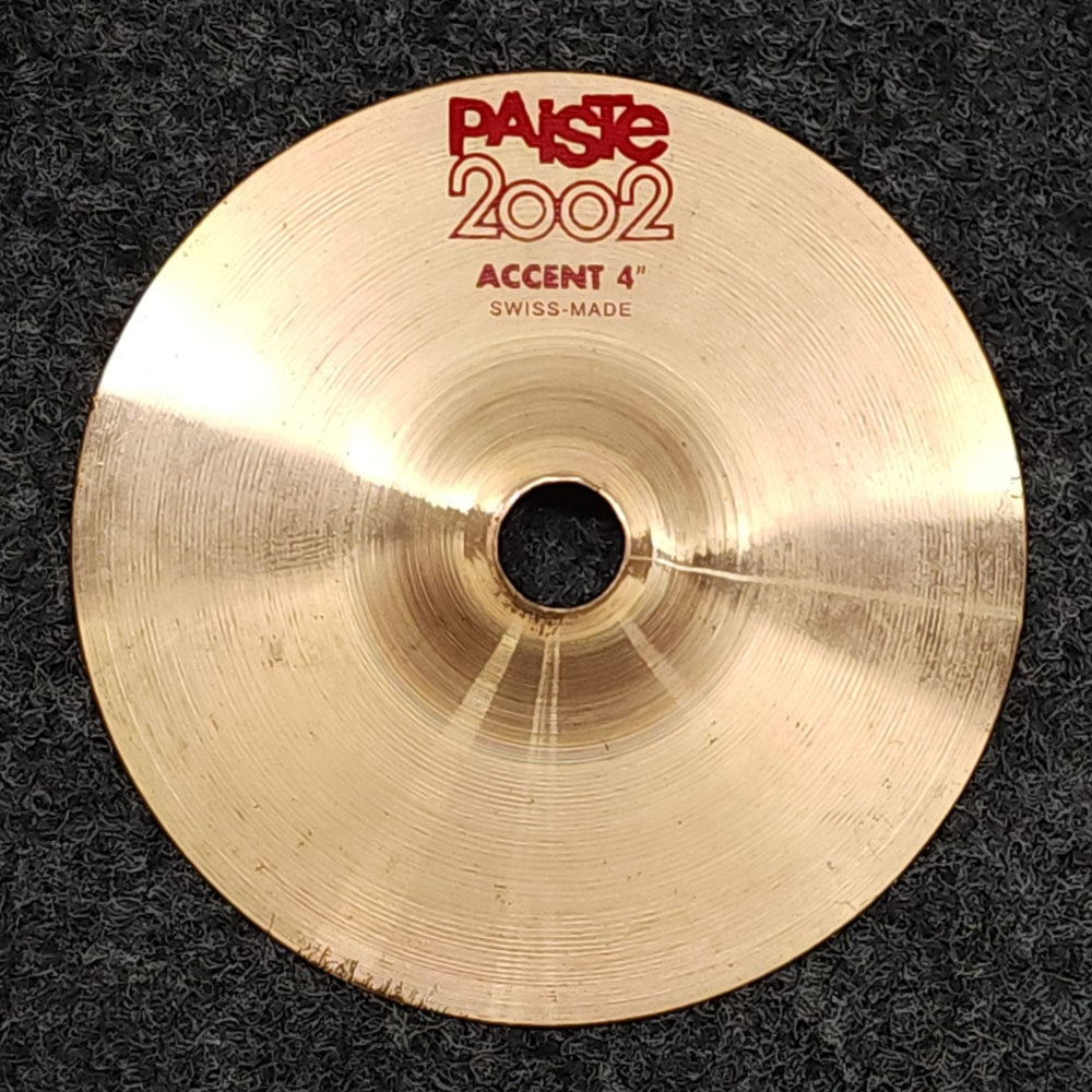 Used Paiste Accent Cymbal 4" - Drum Center Of Portsmouth