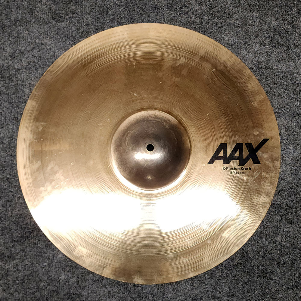 Used Sabian AAX Xplosion Crash Cymbal Brilliant 18" - Drum Center Of Portsmouth