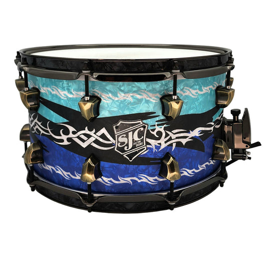 Used SJC Custom Drums Maple Snare Drum 14x8 - Drum Center Of Portsmouth