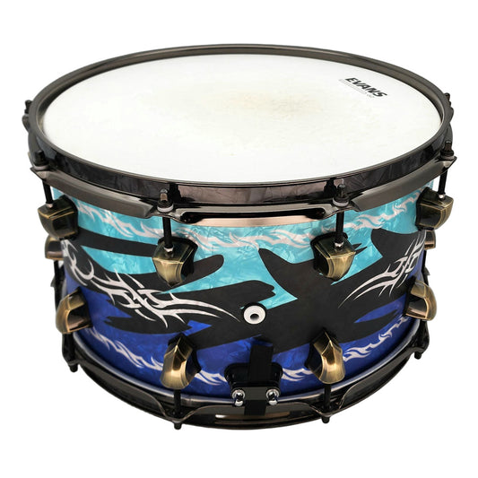 Used SJC Custom Drums Maple Snare Drum 14x8 - Drum Center Of Portsmouth