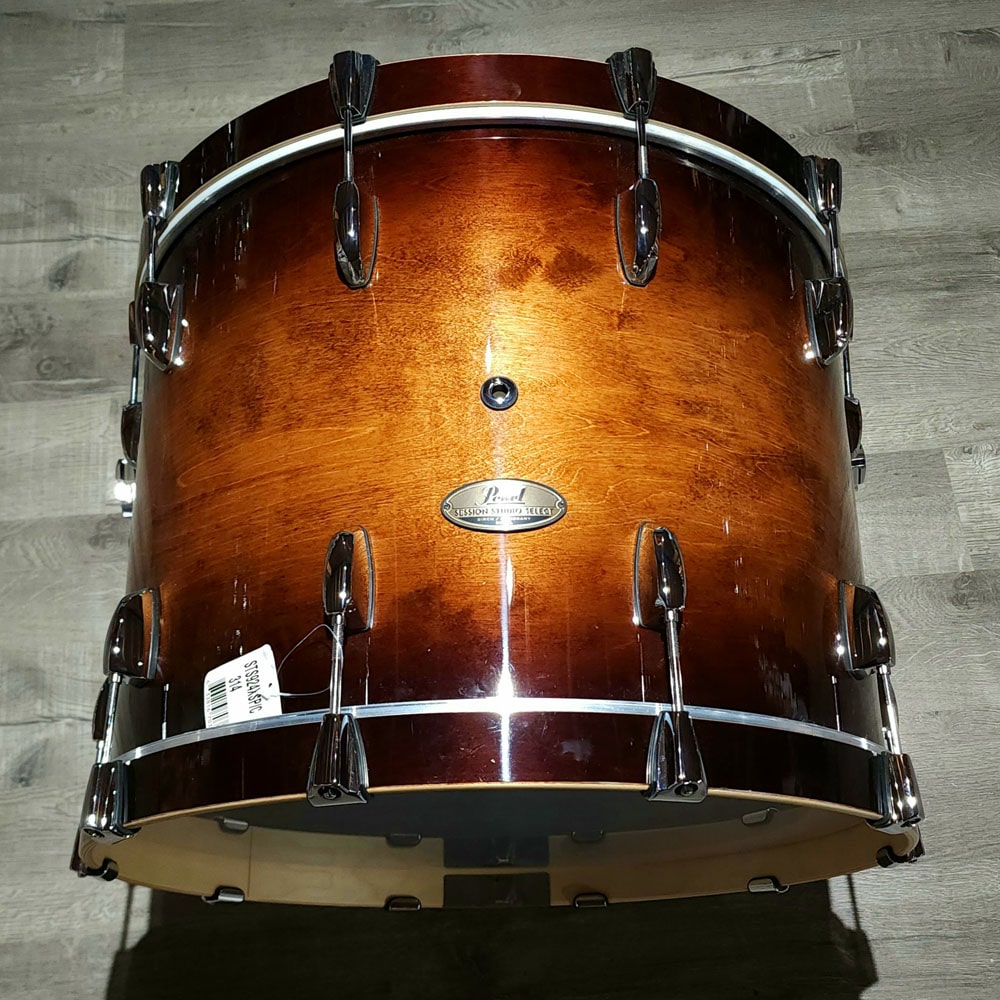 Used Pearl Session Studio Select 6pc Drum Set Gloss Barnwood Brown