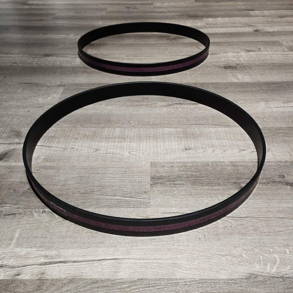 Used Gretsch Broadkaster 4pc Drum Set Purple Glass w/Extra Hoops - Drum Center Of Portsmouth