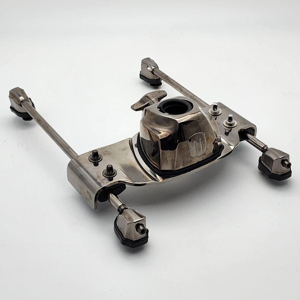 Used Mapex Saturn IV&V Black Chrome Bass Drum Tom Mount For 22x18 - Drum Center Of Portsmouth