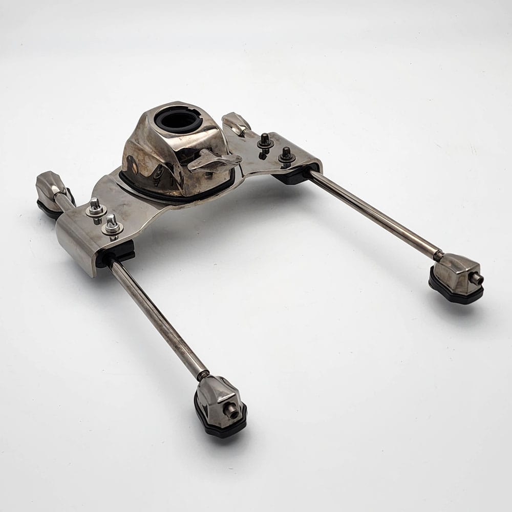 Bism タッパー Used Mapex Saturn IV&V Black Chrome Bass Drum Tom Mount For 22x18