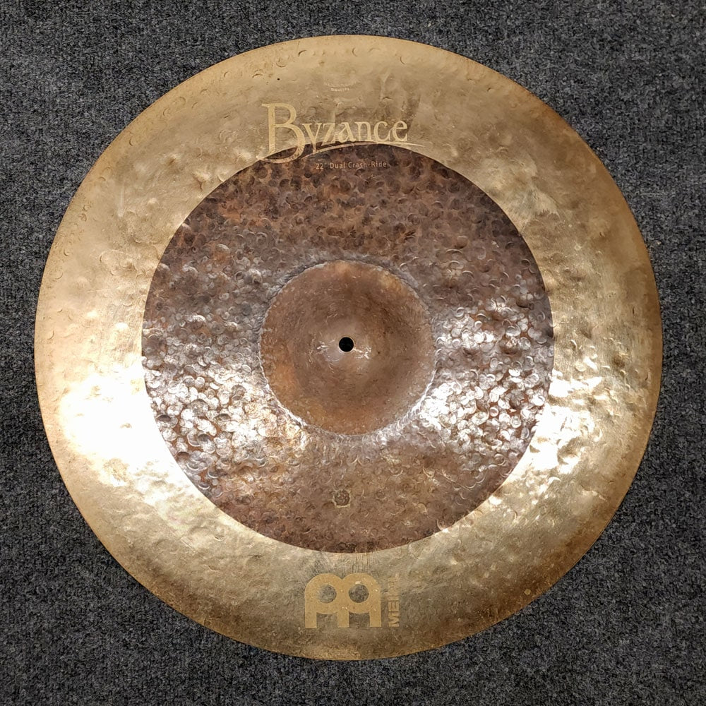 Used Meinl Byzance Dual Crash Ride Cymbal 22" - Drum Center Of Portsmouth