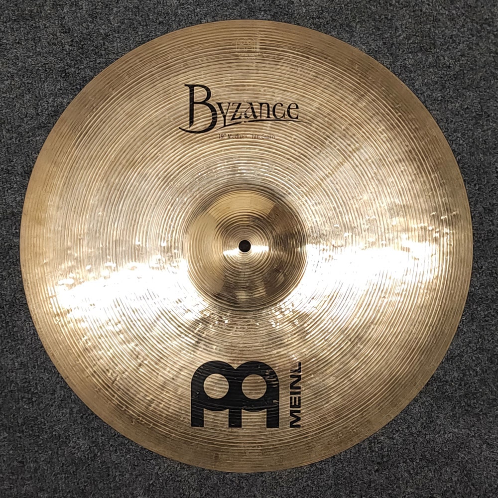 Used Meinl Byzance Medium Thin Crash Cymbal 19" - Drum Center Of Portsmouth