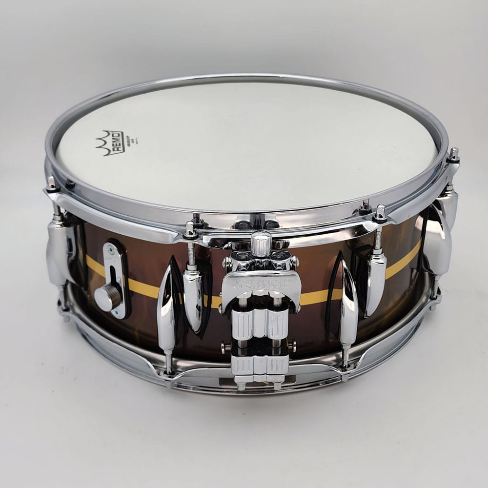Used Sonor Benny Greb Signature Vintage Brass Snare Drum 13x5.75 - Drum Center Of Portsmouth
