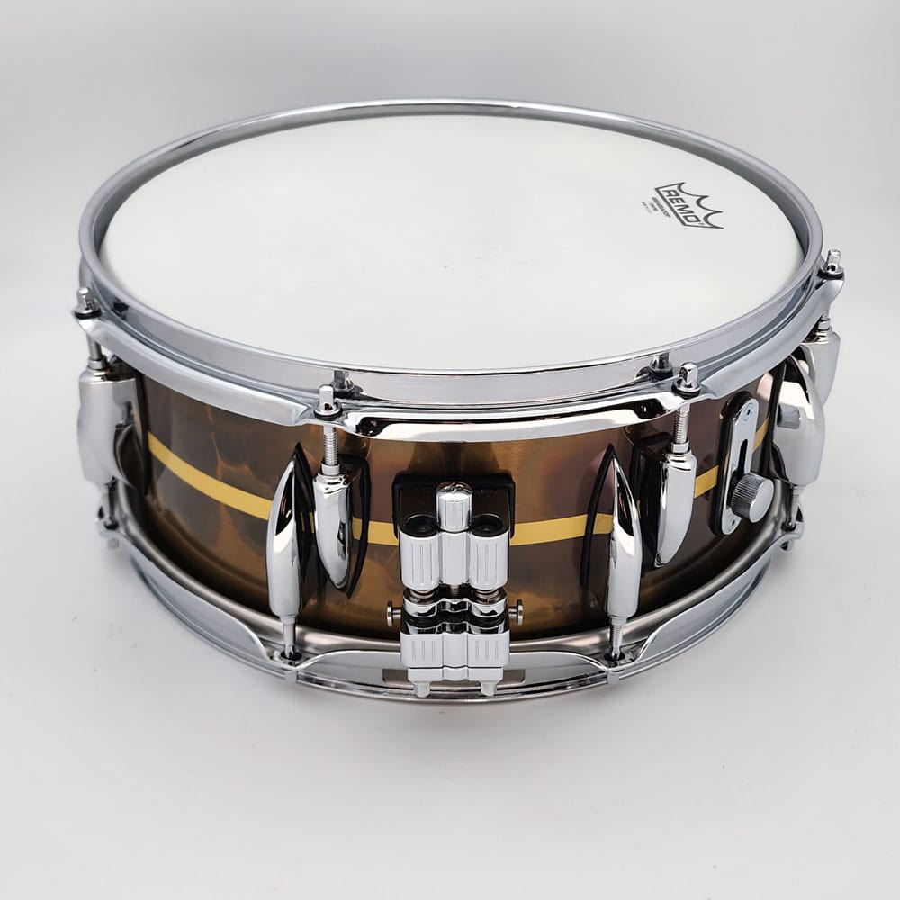 Used Sonor Benny Greb Signature Vintage Brass Snare Drum 13x5.75 - Drum Center Of Portsmouth