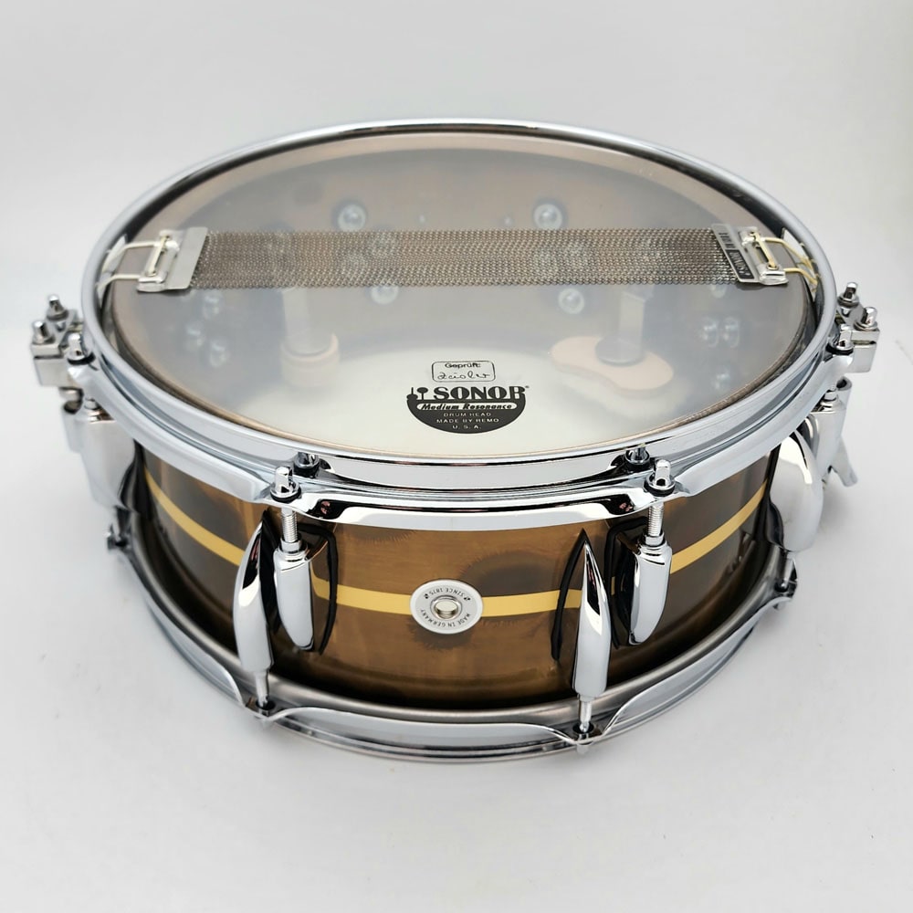 Used Sonor Benny Greb Signature Vintage Brass Snare Drum 13x5.75 - Drum Center Of Portsmouth