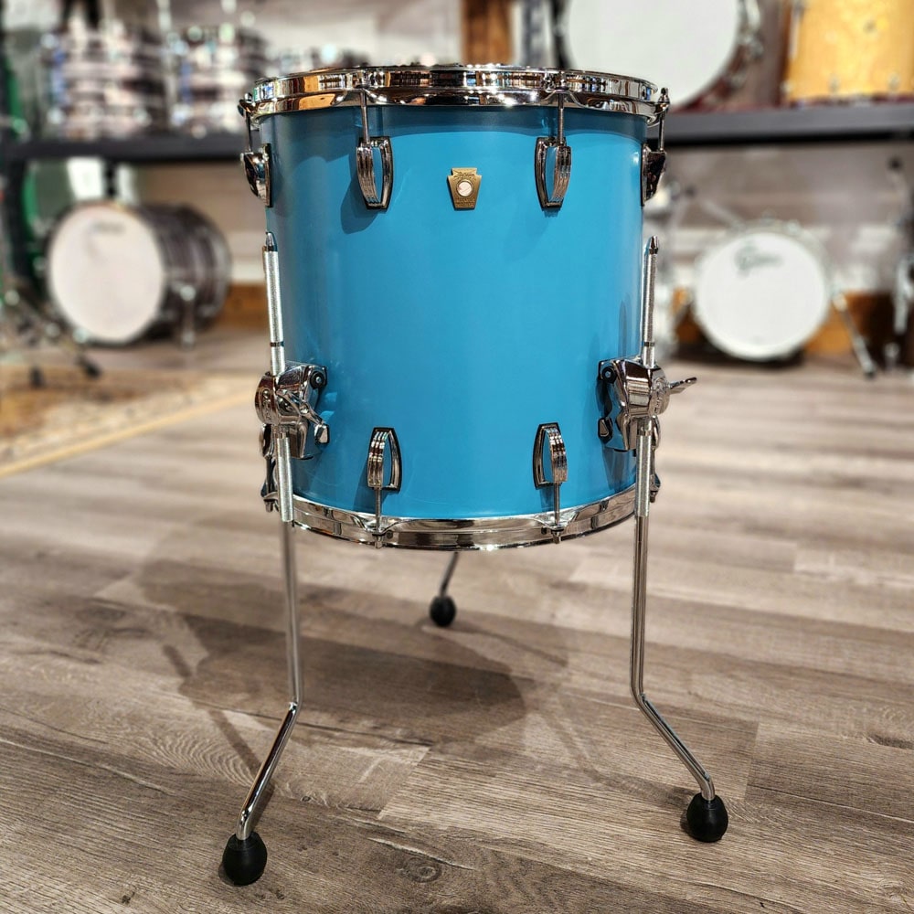 Used Ludwig Classic Maple 4pc Drum Set Heritage Blue - Drum Center Of Portsmouth