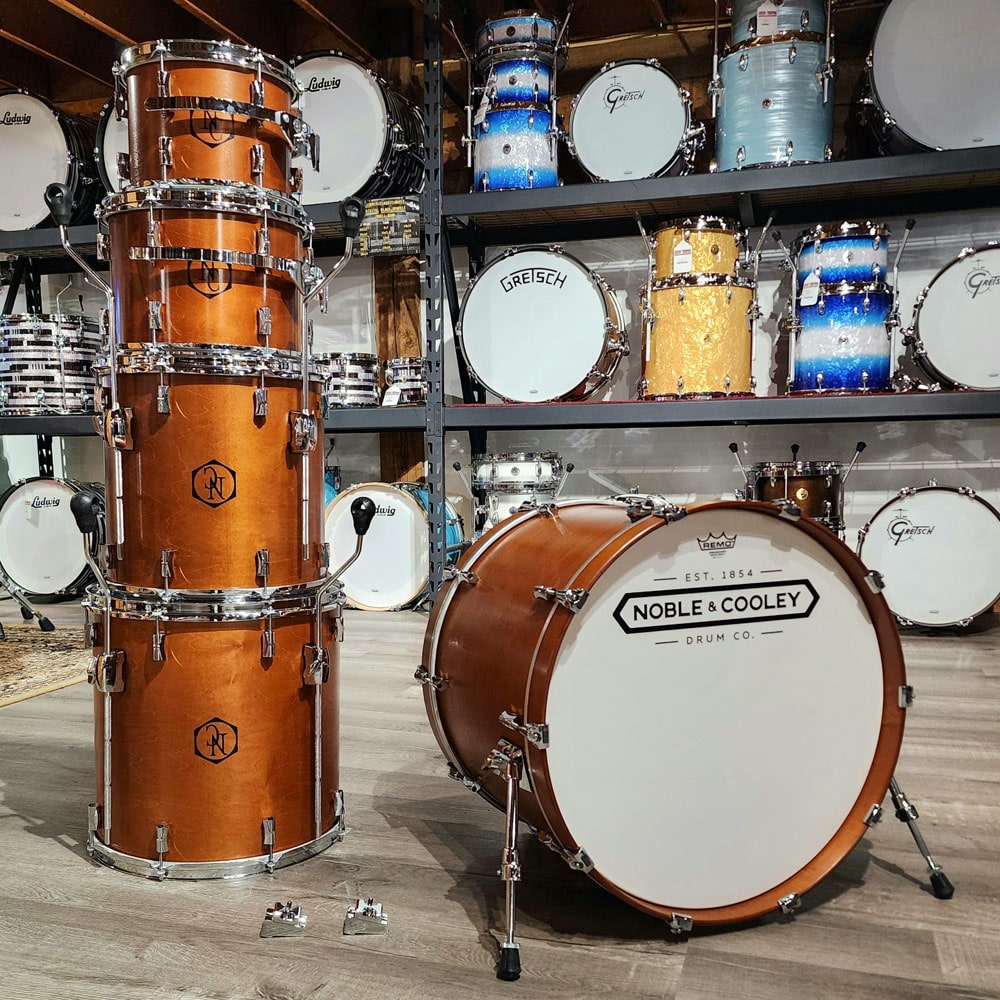 Used Noble & Cooley CD Maple 5pc Drum Set Honey Maple Oil - Drum Center Of Portsmouth