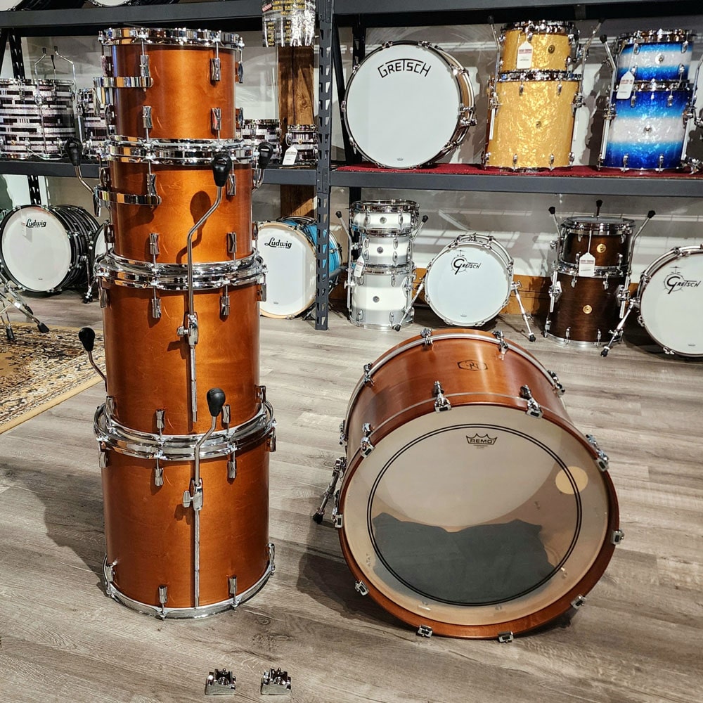Used Noble & Cooley CD Maple 5pc Drum Set Honey Maple Oil - Drum Center Of Portsmouth