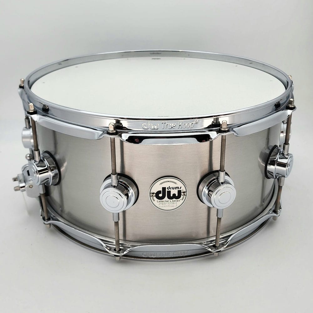Used DW Collectors Thin Aluminum Snare Snare Drum 14x6.5 - Drum Center Of Portsmouth