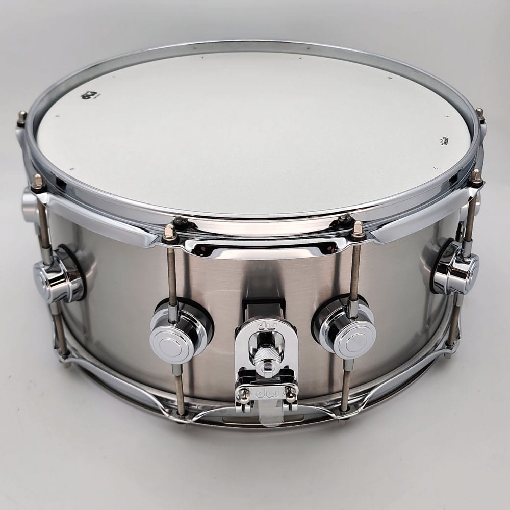 Used DW Collectors Thin Aluminum Snare Snare Drum 14x6.5 - Drum Center Of Portsmouth
