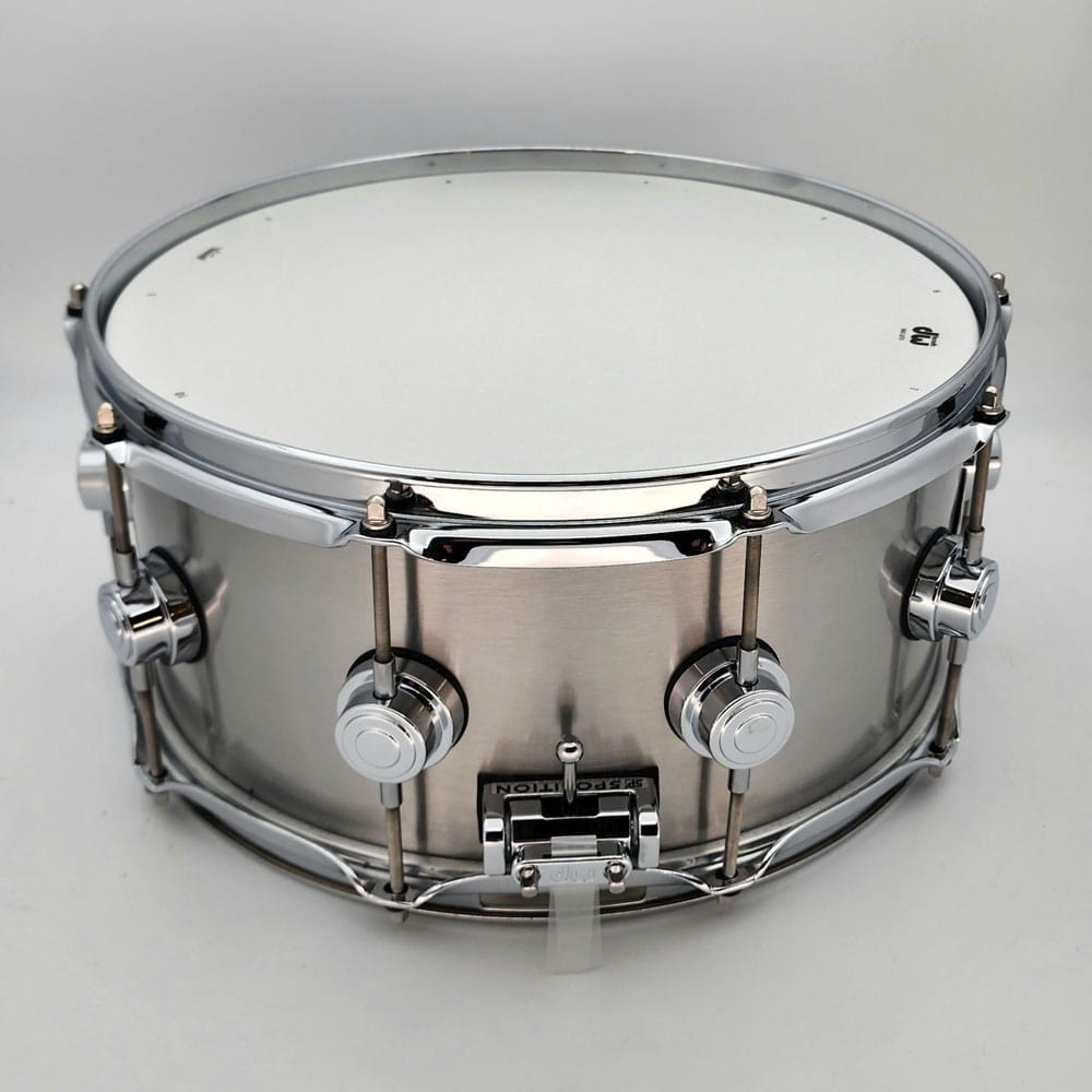 Used DW Collectors Thin Aluminum Snare Snare Drum 14x6.5 - Drum Center Of Portsmouth