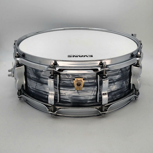 Used Ludwig Classic Maple Snare Drum 14x5 Sky Blue Pearl - Drum Center Of Portsmouth