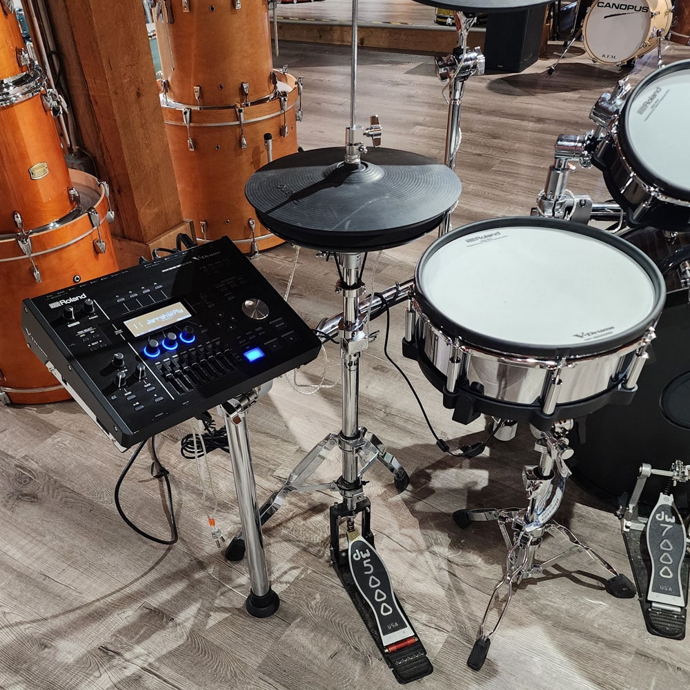 Used Roland TD50KVX Electronic Drum Set w/Extras - Drum Center Of Portsmouth
