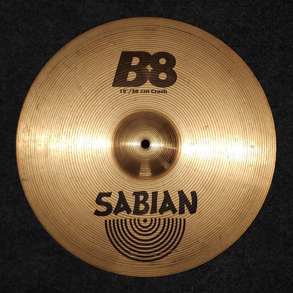 Used Sabian B8 Crash Cymbal 15" - Drum Center Of Portsmouth