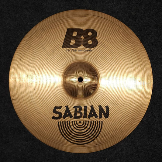 Used Sabian B8 Crash Cymbal 15" - Drum Center Of Portsmouth