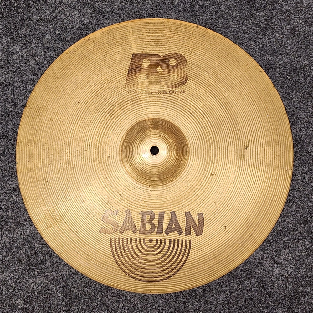 Used Sabian B8 Thin Crash Cymbal 16" - Drum Center Of Portsmouth