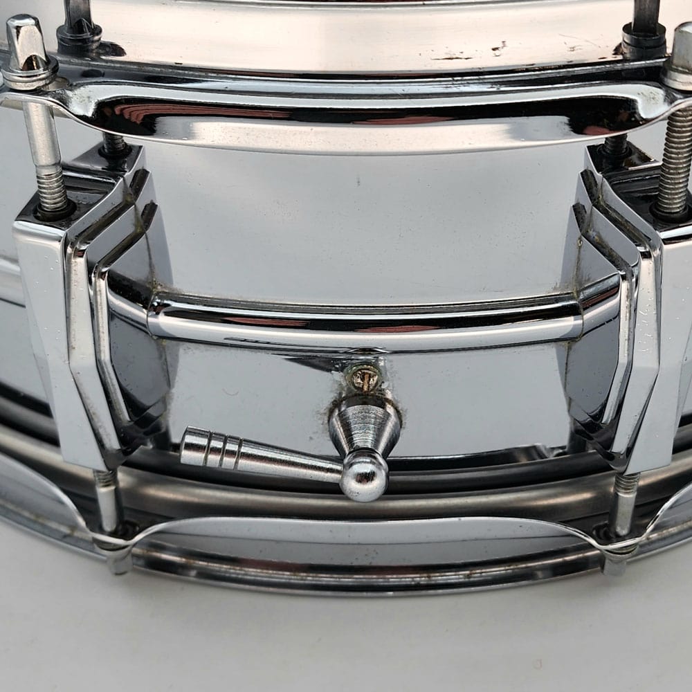 Used Vintage Ludwig Supraphonic Snare Drum 14x5 w/ Case, Stand, & Sticks - Drum Center Of Portsmouth