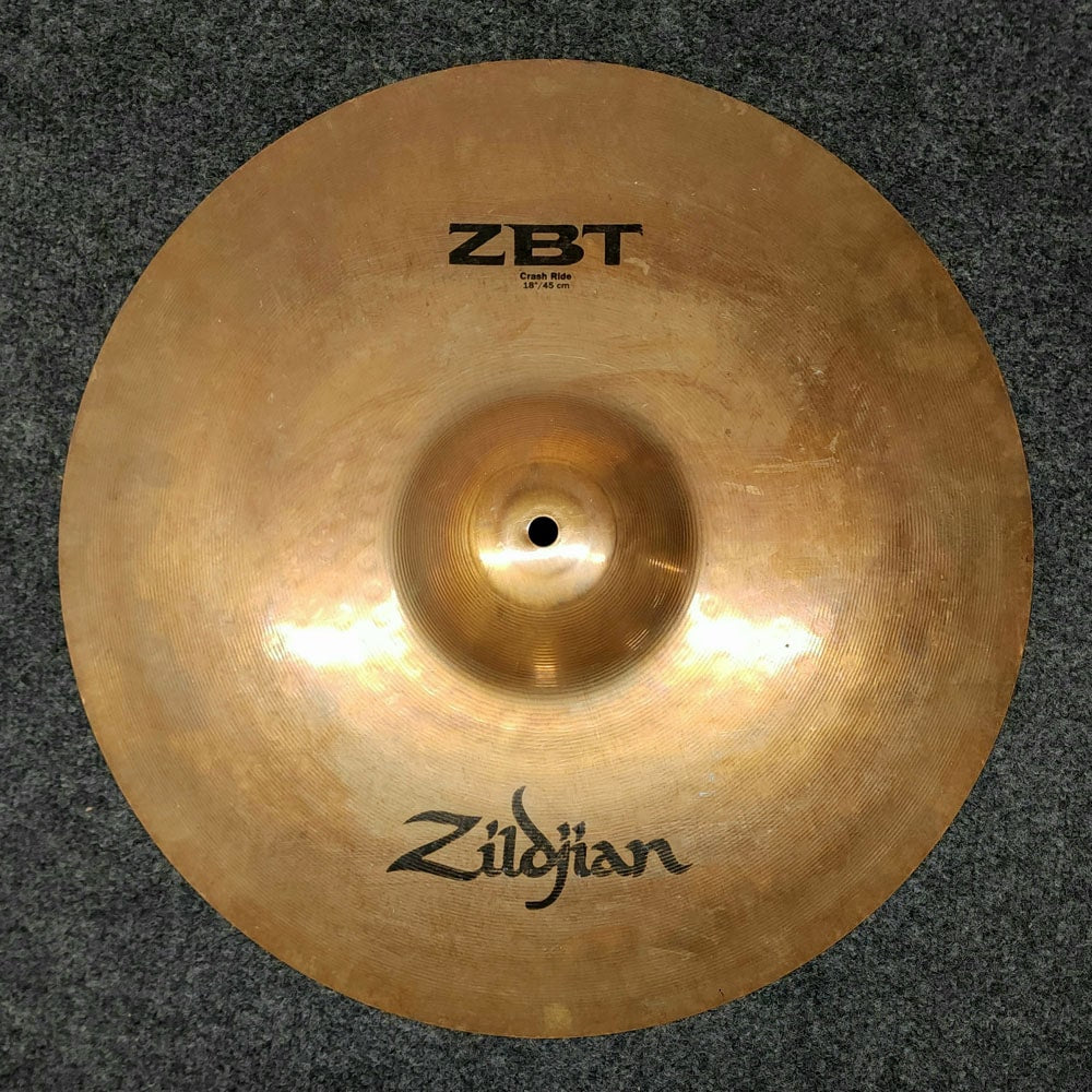 Used Zildjian ZBT Crash Ride Cymbal 18