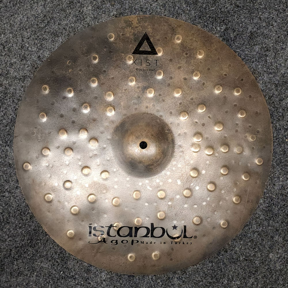 Used Istanbul Agop Xist Dry Dark Crash Cymbal 17" - Drum Center Of Portsmouth