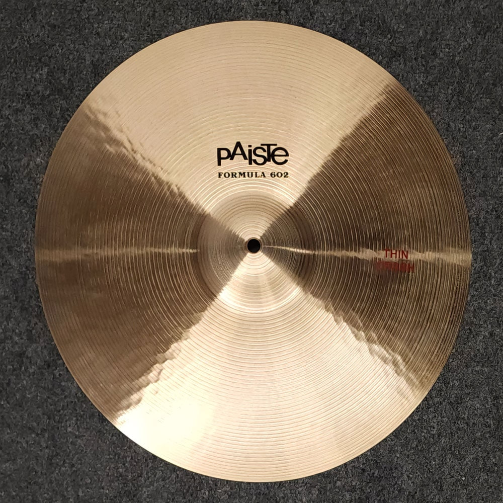 Used Paiste 602 Thin Crash Cymbal 17" - Drum Center Of Portsmouth