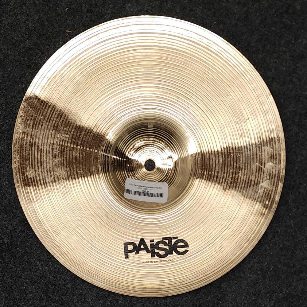 Used Paiste Signature Splash Cymbal 12" - Drum Center Of Portsmouth
